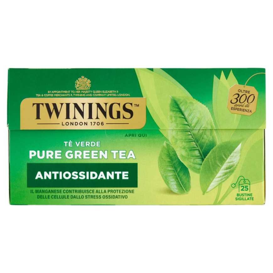 Twinings Чистый зеленый чай, 25 шт