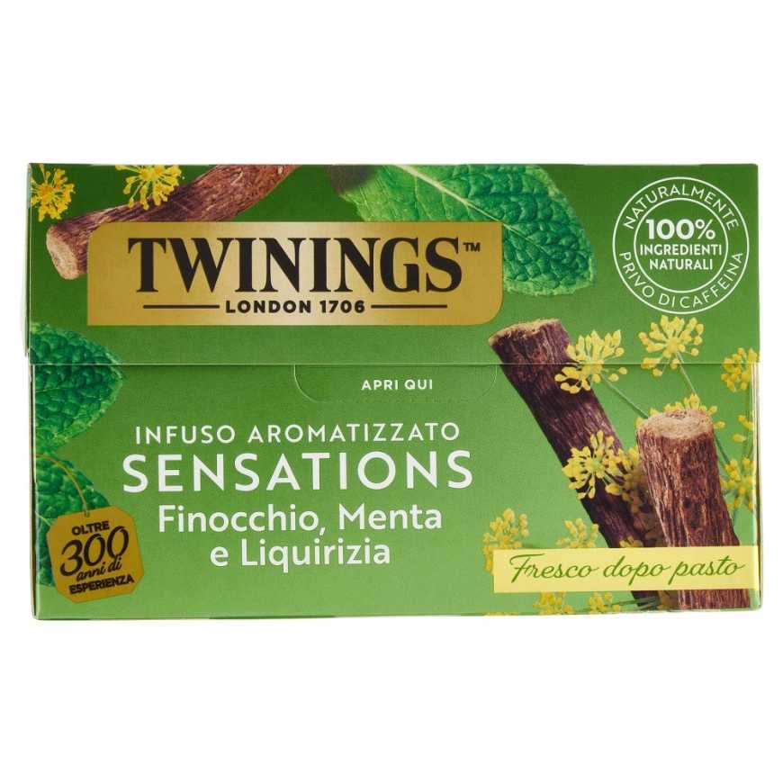 Twinings Травяной чай с фенхелем и лакрицей, 20 фильтр-пакетов
