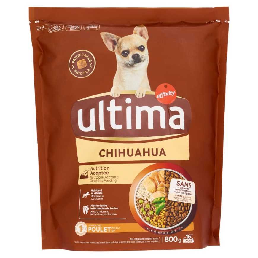 Ultima Сухой корм для чихуахуа с курицей, 800 г