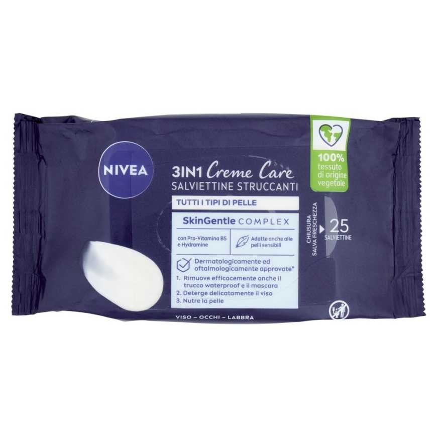 Nivea влажные салфетки Creme Care Originals, 25 шт