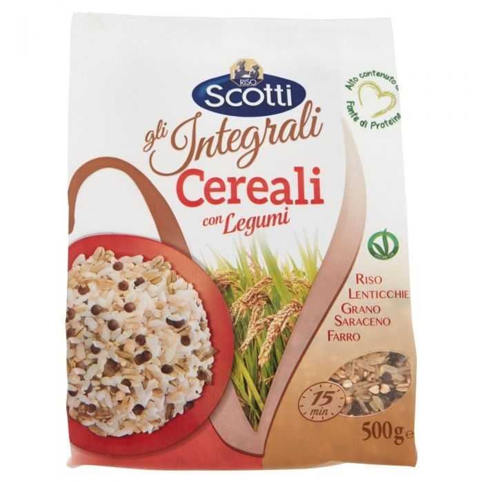Riso Scotti Смесь 5 злаков с бобовыми Riso Scotti 5 Cereali con Legumi, 500 г