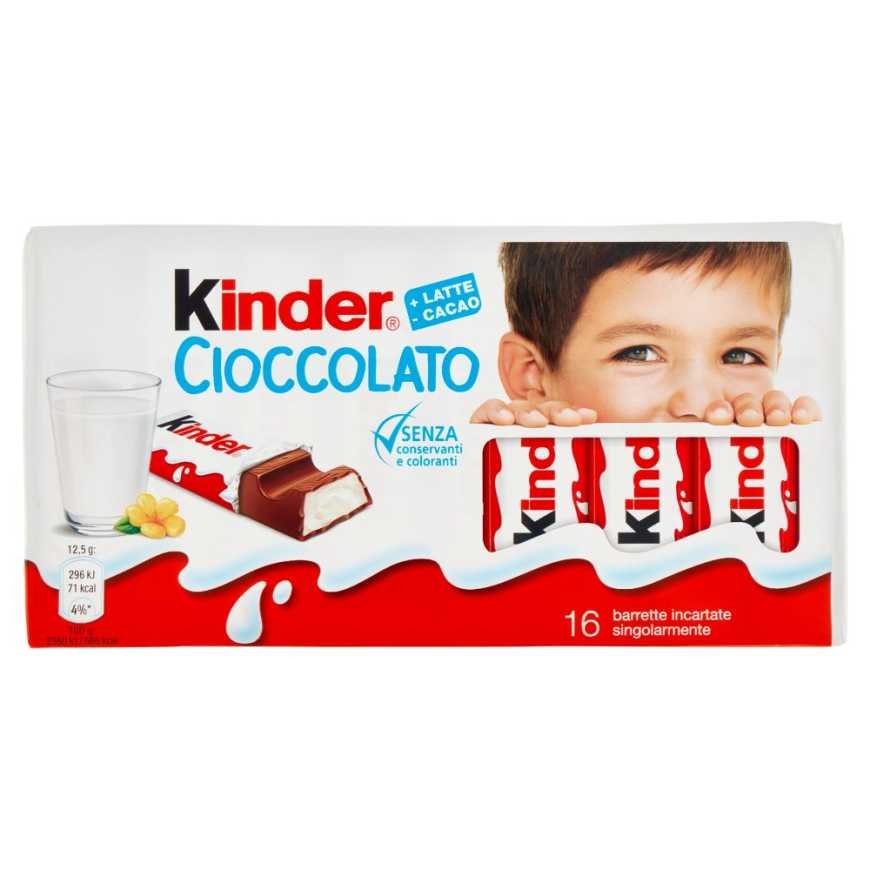 Kinder Cioccolato шоколадные батончики, 16 шт, 150 г