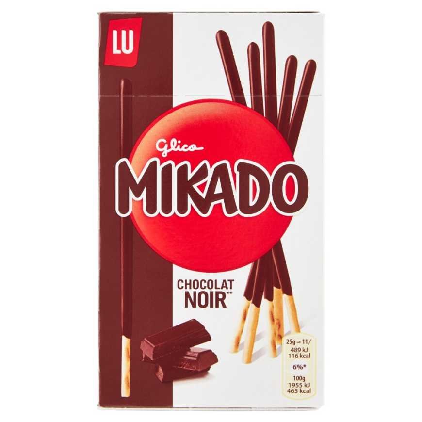 Mikado палочки в темном шоколаде, 75 г