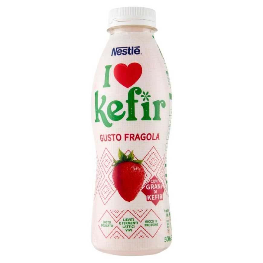 Sveltesse Кефир со вкусом клубники I Love Kefir, 500 г