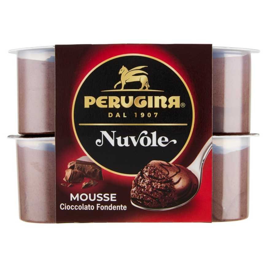 Perugina Nuvole мусс из горького шоколада, 4 × 60 г