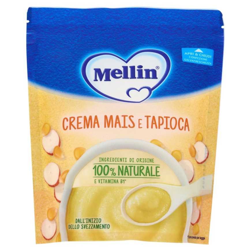 Mellin Крем из кукурузы и тапиоки для детского питания, 200 г