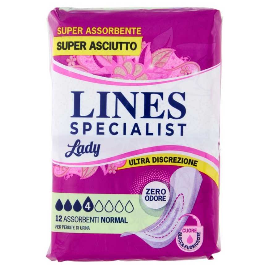 Lines Specialist Normal pads, 12 pcs
