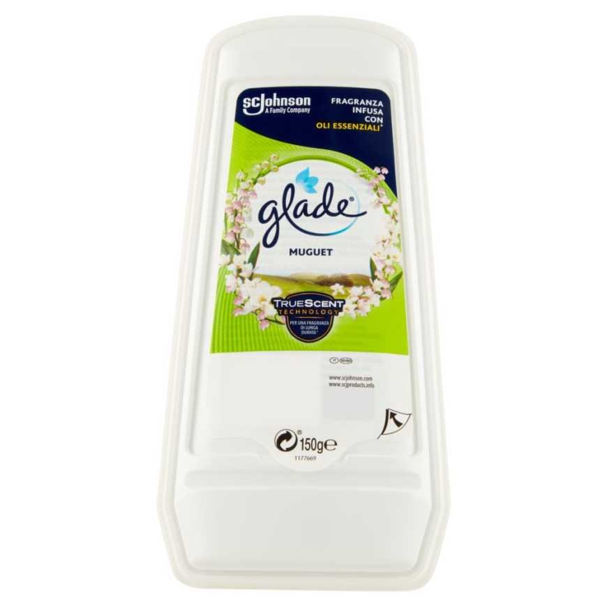 Glade odor absorber with lily of the valley scent, 150 g