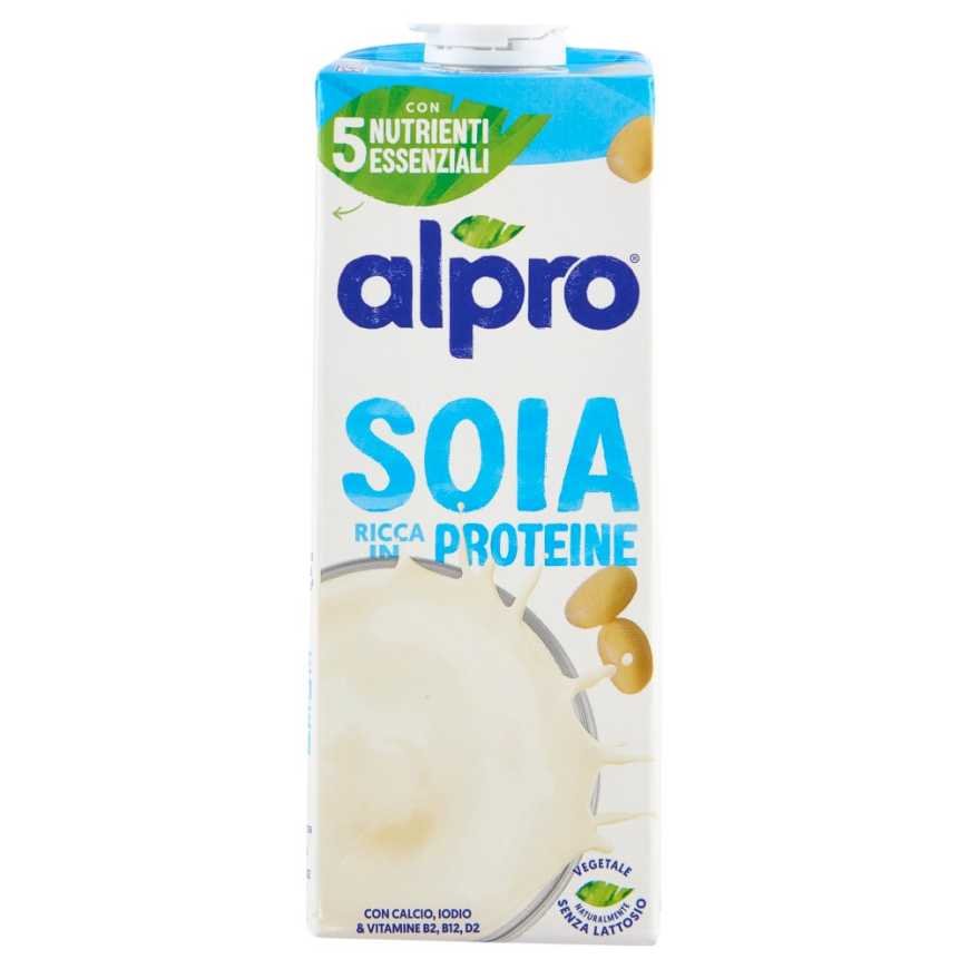 Alpro 100% растительный соевый напиток с витаминами, 1 л