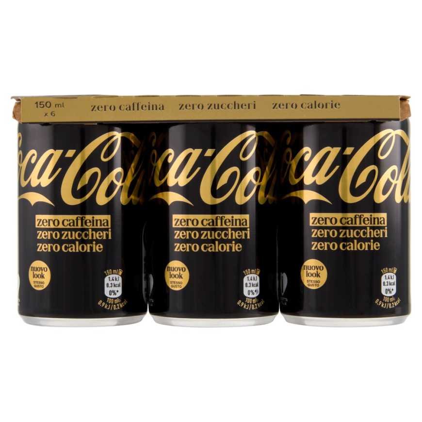 Coca-Cola без кофеина газированный напиток, 6 × 0,15 л