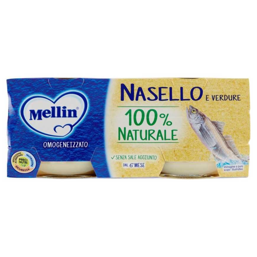 Mellin hake meat homogenized purée, 2 × 80 g