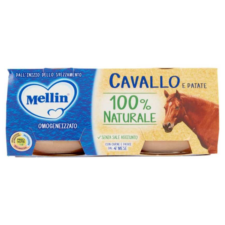 Mellin гомогенизированное пюре из конины, 2 шт. × 80 г