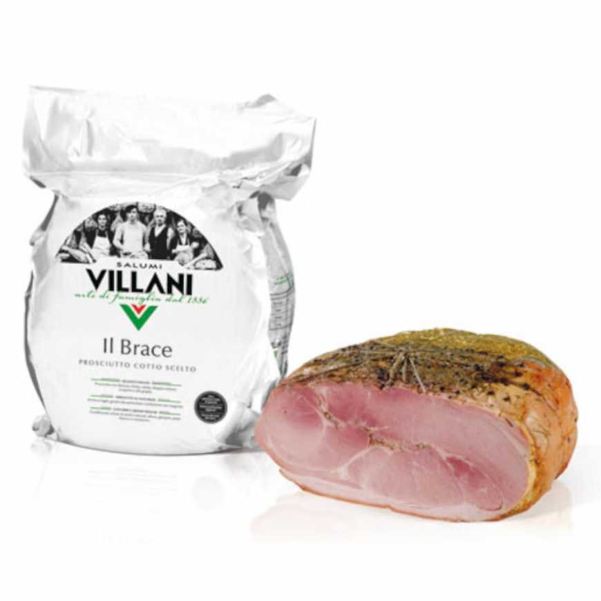 Villani Prosciutto Cotto Brace ветчина вареная на углях, 8 кг, 1 шт