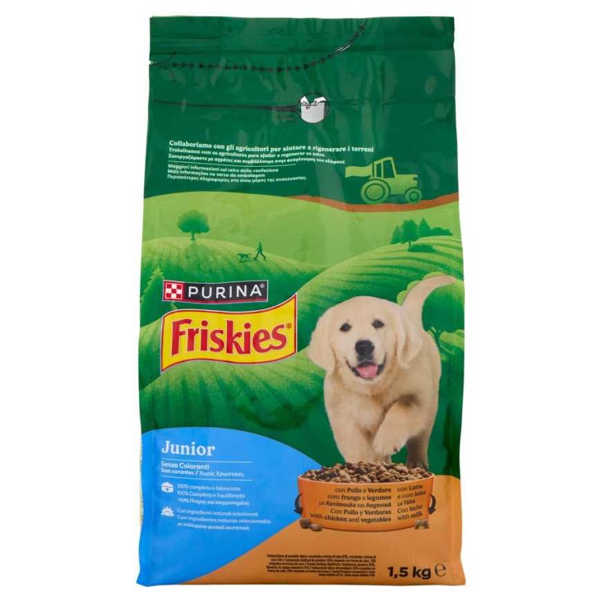 Purina Friskies Junior Vitafit dry dog food, 1.5 kg