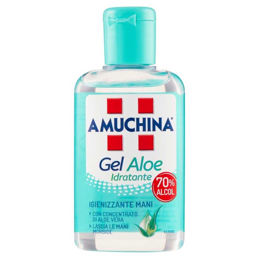 Amuchina aloe hand sanitizing gel, 80 ml