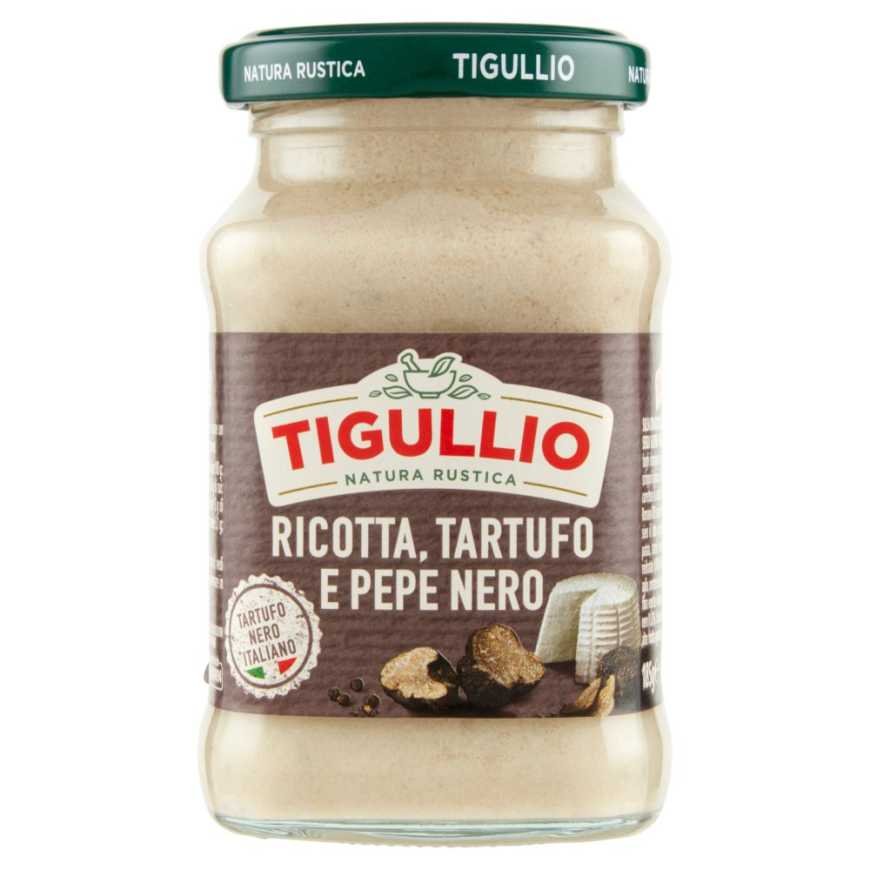Tigullio Star Star Tigullio Pesto Ricotta Tartufo e Pepe Nero pesto with ricotta, truffle and black pepper, 185 g