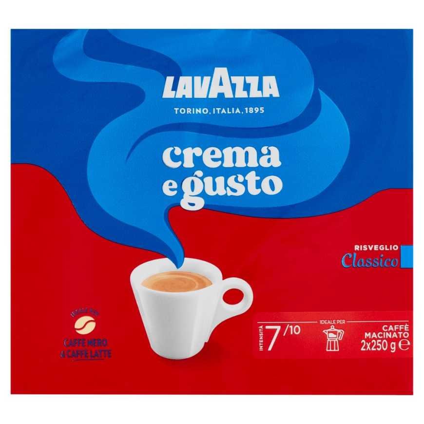 Lavazza Кофе молотый Crema e Gusto Classico, 2 шт. по 250 г
