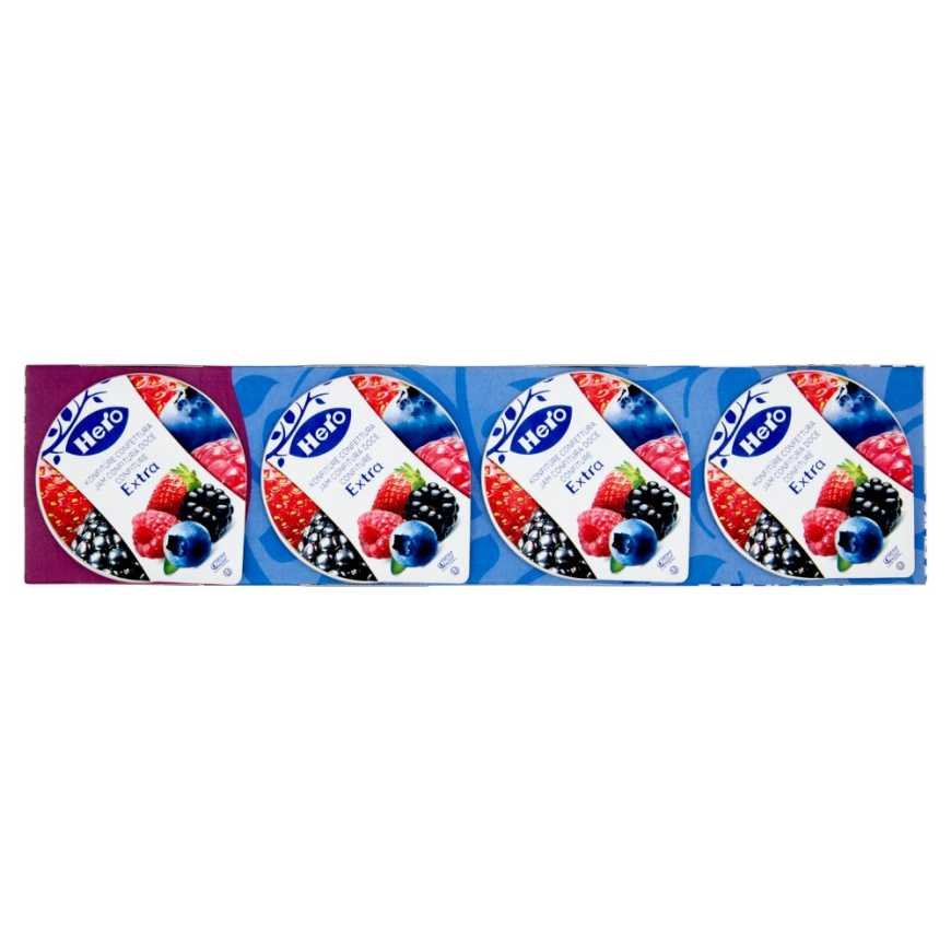 Hero Poker wild berries jam pack, 4 × 25 g
