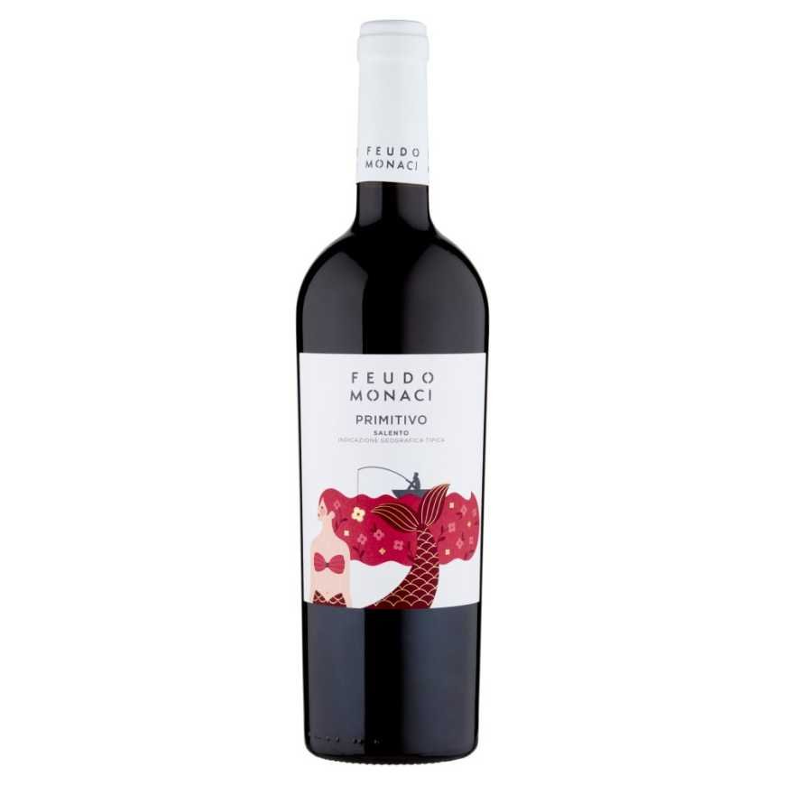Feudo Monaci Primitivo Salento Rosso IGT красное сухое вино, 0,75 л