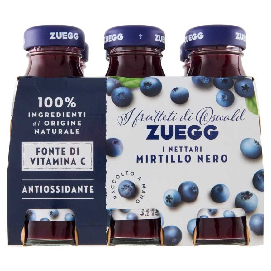 Zuegg I Frutteti di Oswald Нектар из дикой черники, 6 × 125 мл