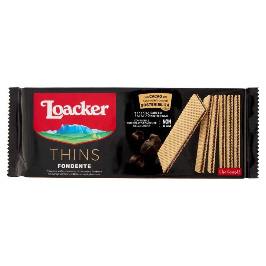 Loacker Вафли с темным шоколадом, 150 г