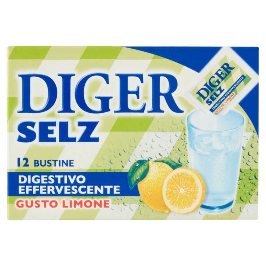 Diger Selz Шипучий напиток со вкусом лимона, 12 пакетиков, 0,042 кг