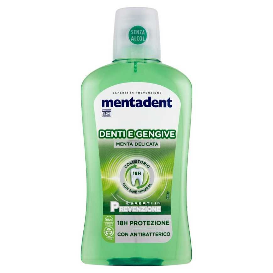 Mentadent P 8 Azioni mouthwash, 500 ml