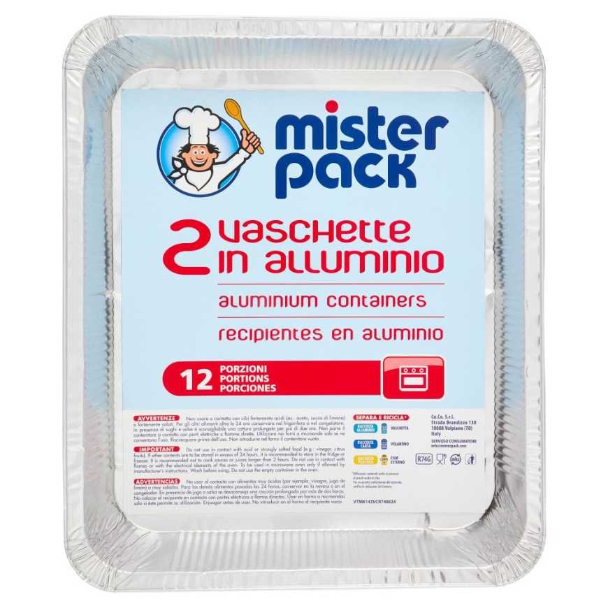 Mister Pack Алюминиевые контейнеры, 12 порций