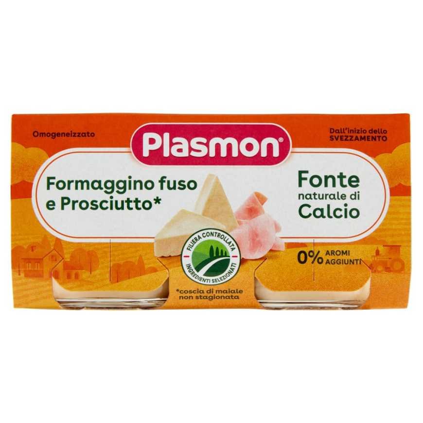 Plasmon плавящийся сыр с ветчиной, 2 × 80 г