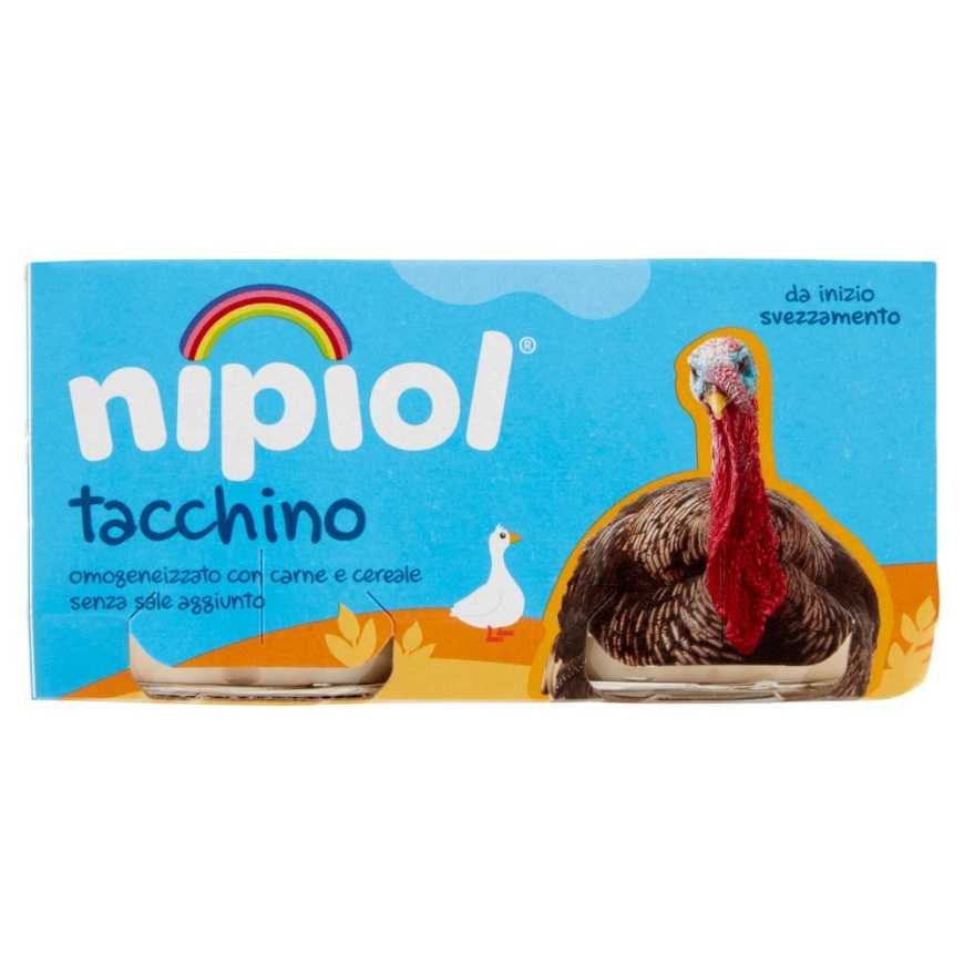 Nipiol гомогенизированное пюре из мяса индейка, 2 × 80 г