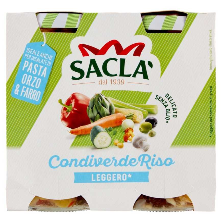 Saclà приправа для риса Condiverde Riso Light, 2 шт × 290 г