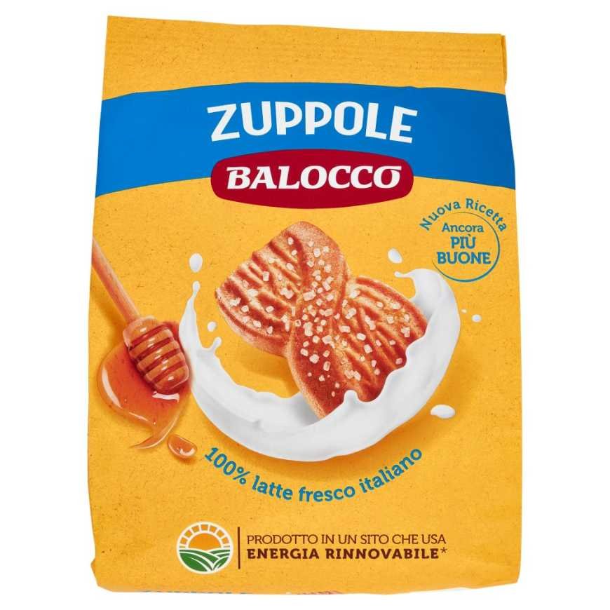 Balocco Zuppole biscuits with fresh Italian milk, 700 g