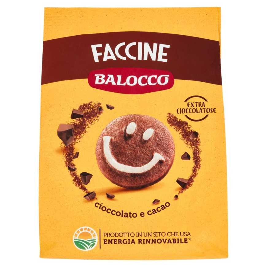 Balocco печенье Faccine с шоколадом и фундуком, 700 г