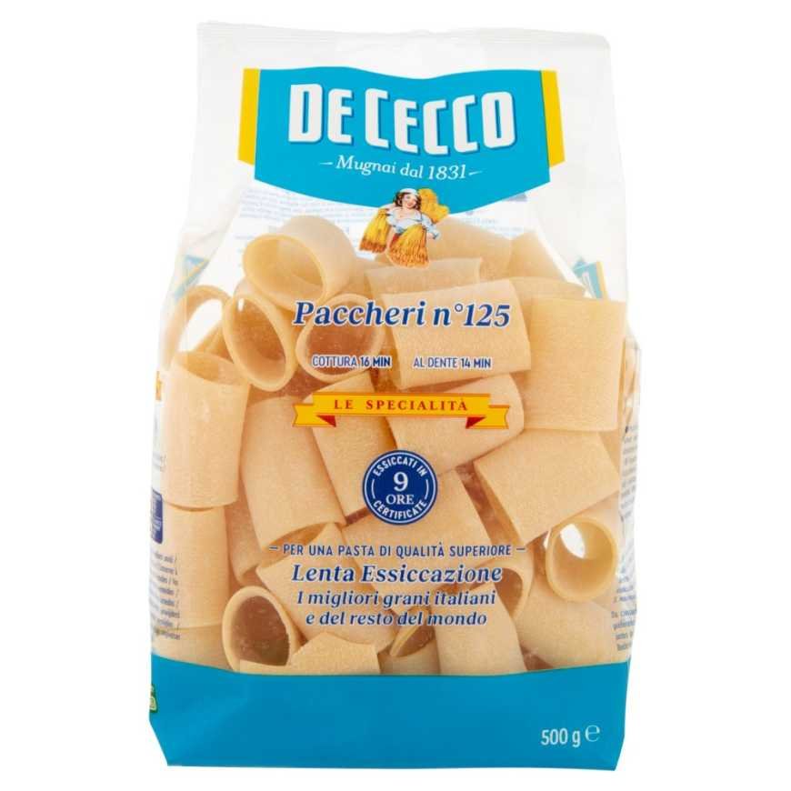 De Cecco Specialità Paccheri n.125, 500 г