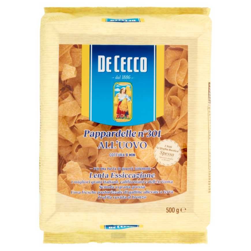 De Cecco Яичные гнезда паппарделле n.301, 500 г
