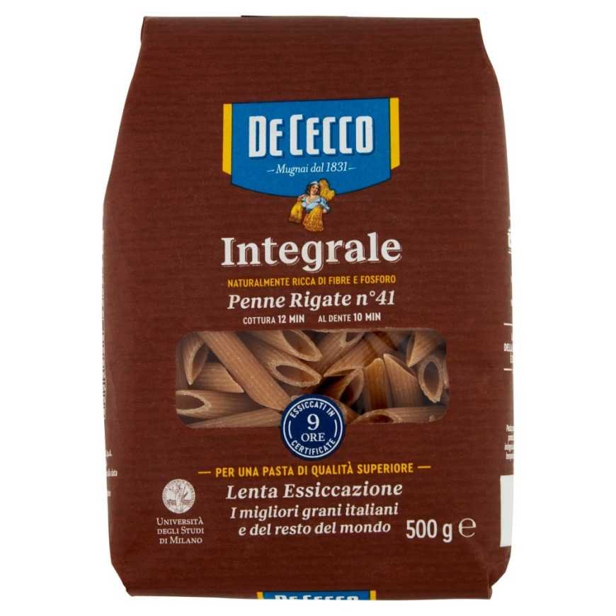 De Cecco Integrale пенне ригате n°41, 500 г