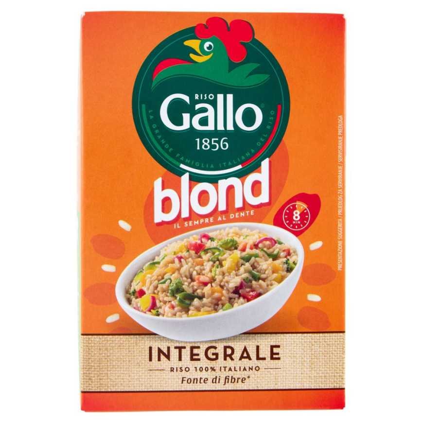Riso Gallo Рис бурый Blond Riso Gallo Blond Integrale, 500 г