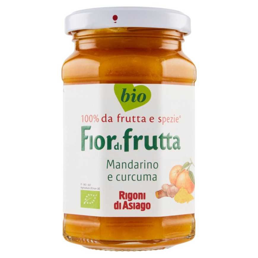 Rigoni di Asiago Fiordifrutta Bio mandarin and turmeric organic fruit spread, 260 g
