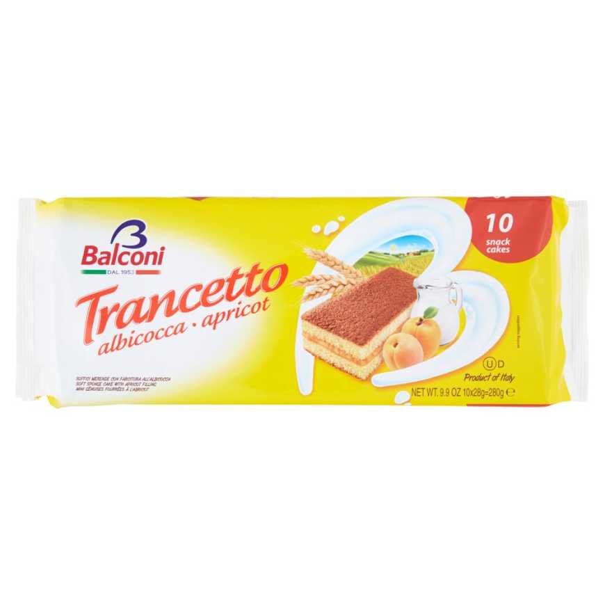 Balconi Транчетто с абрикосовым джемом, 280 г, 10 шт.