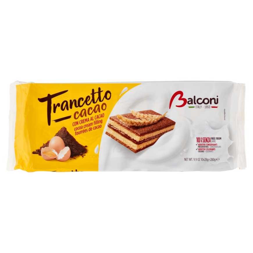 Balconi Транчетто с какао, 280 г, 10 шт.