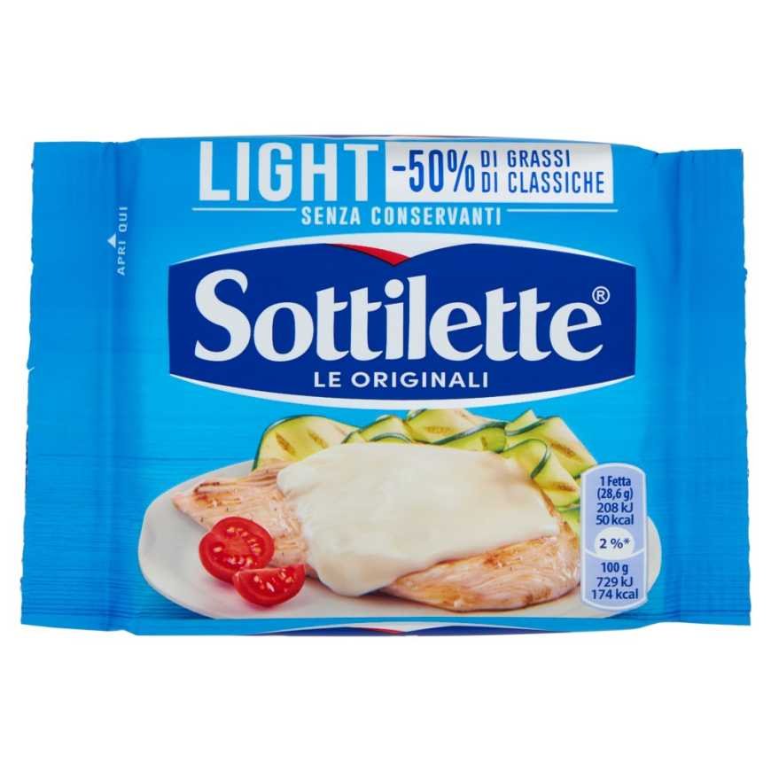 Sottilette light processed cheese, 200 g