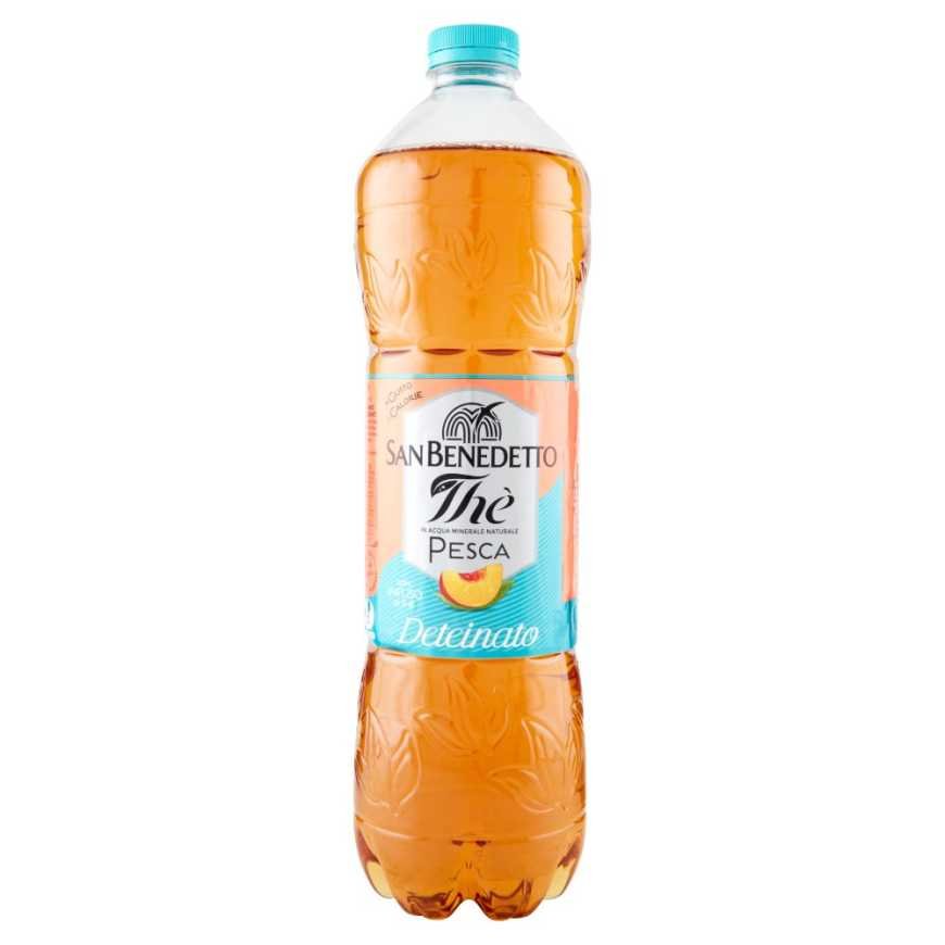 San Benedetto Decaffeinated peach iced tea, 1.5 l