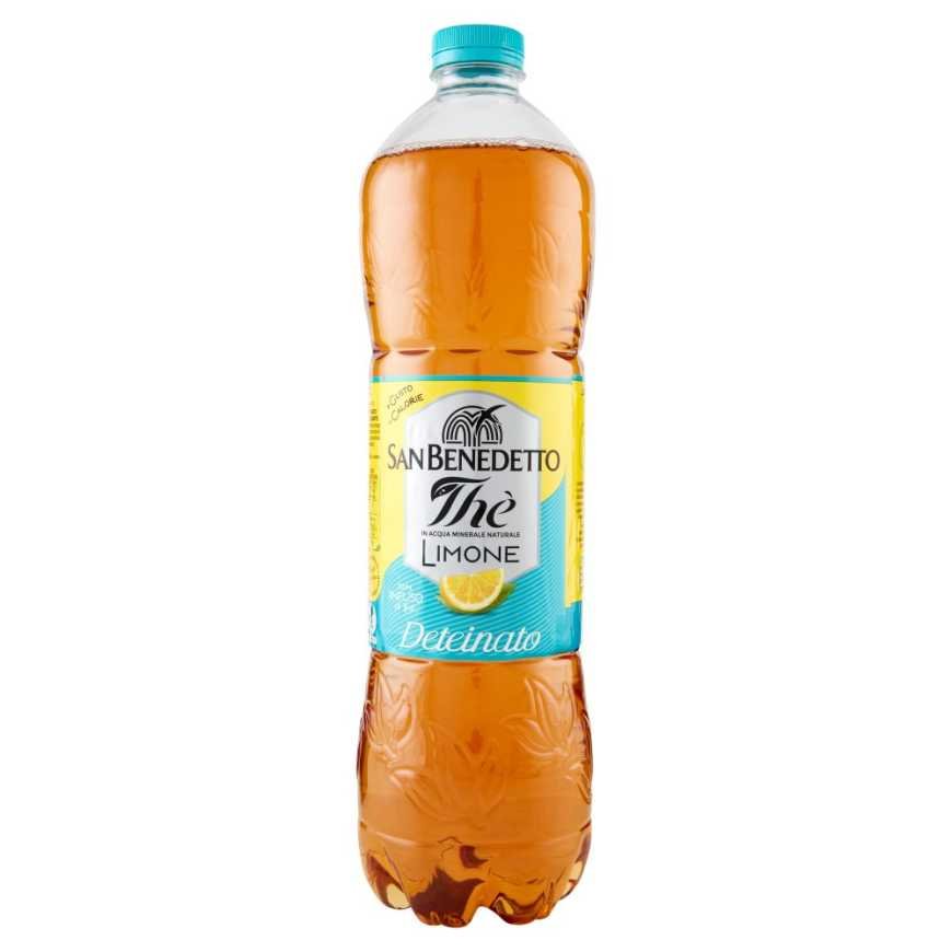 San Benedetto Холодный чай со вкусом лимона декофеинизированный, 1,5 л