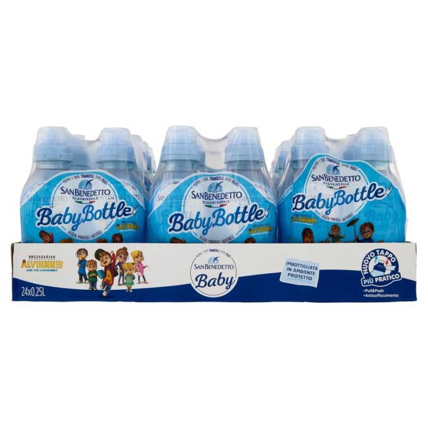 San Benedetto Baby Bottle Acqua Minerale Naturale детская минеральная негазированная вода, 0,25 л