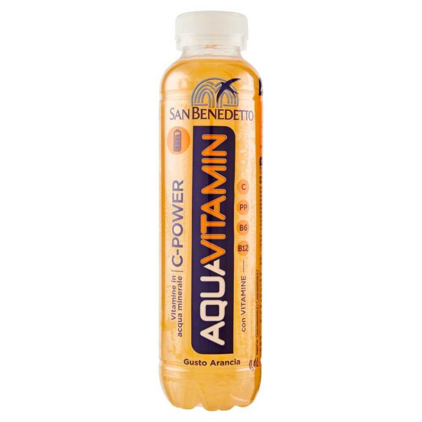 San Benedetto Aquavitamin C-Power drink with orange flavor, 400 ml