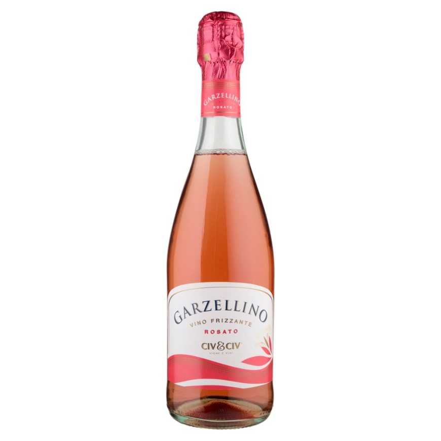 Garzellino Rosato Frizzante Secco Emilia IGT розовое сухое игристое вино, 0,75 л