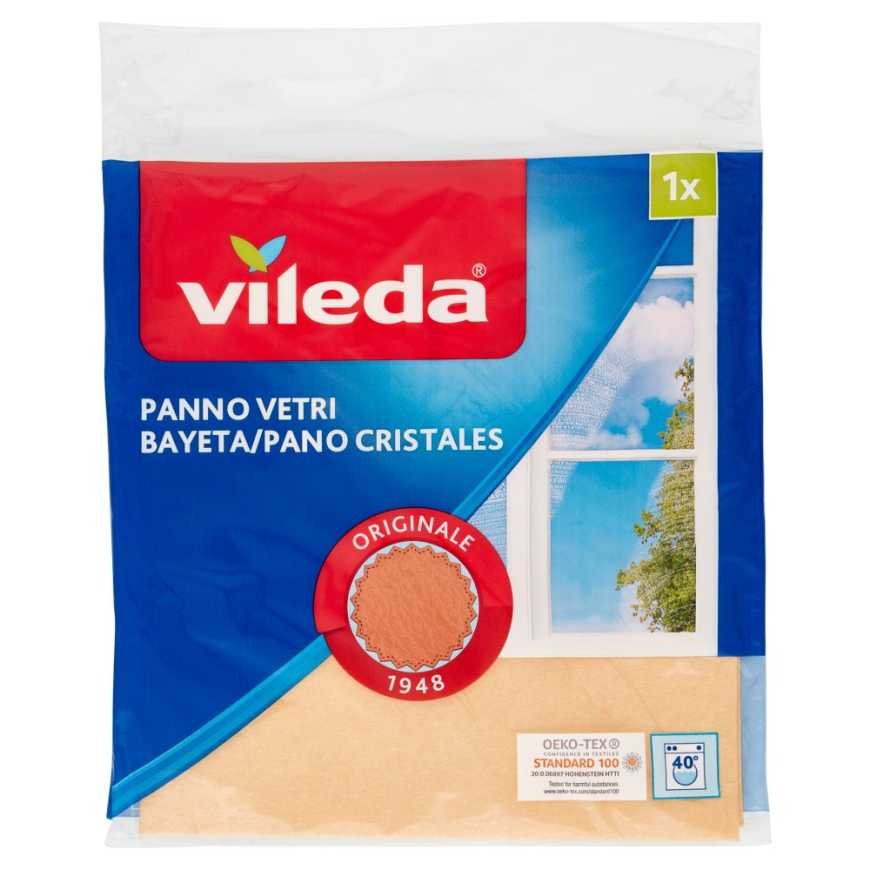 Vileda Салфетка для стекол +30% микрофибры, 39x36 см