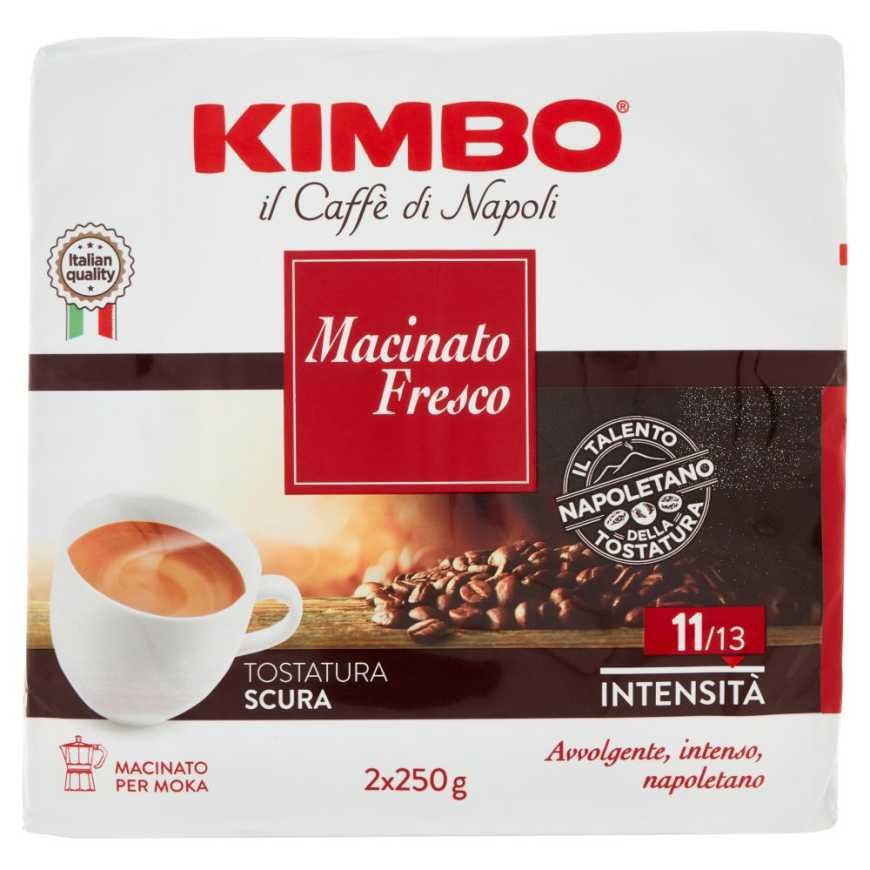 Kimbo Caffè Кофе молотый Macinato Fresco, 2 шт. по 250 г