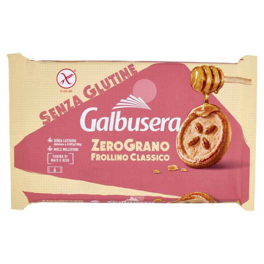 Galbusera печенье сдобное Zerograno с медом, 220 г