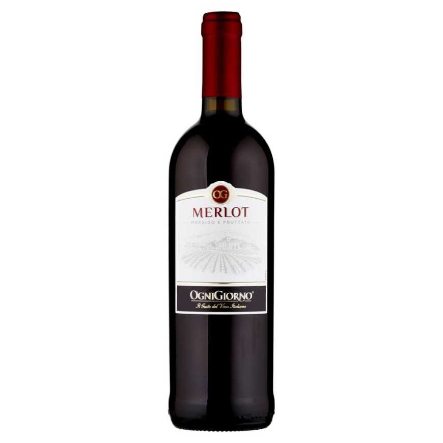 Zonin вино Ogni Giorno Merlot, 0,75 л
